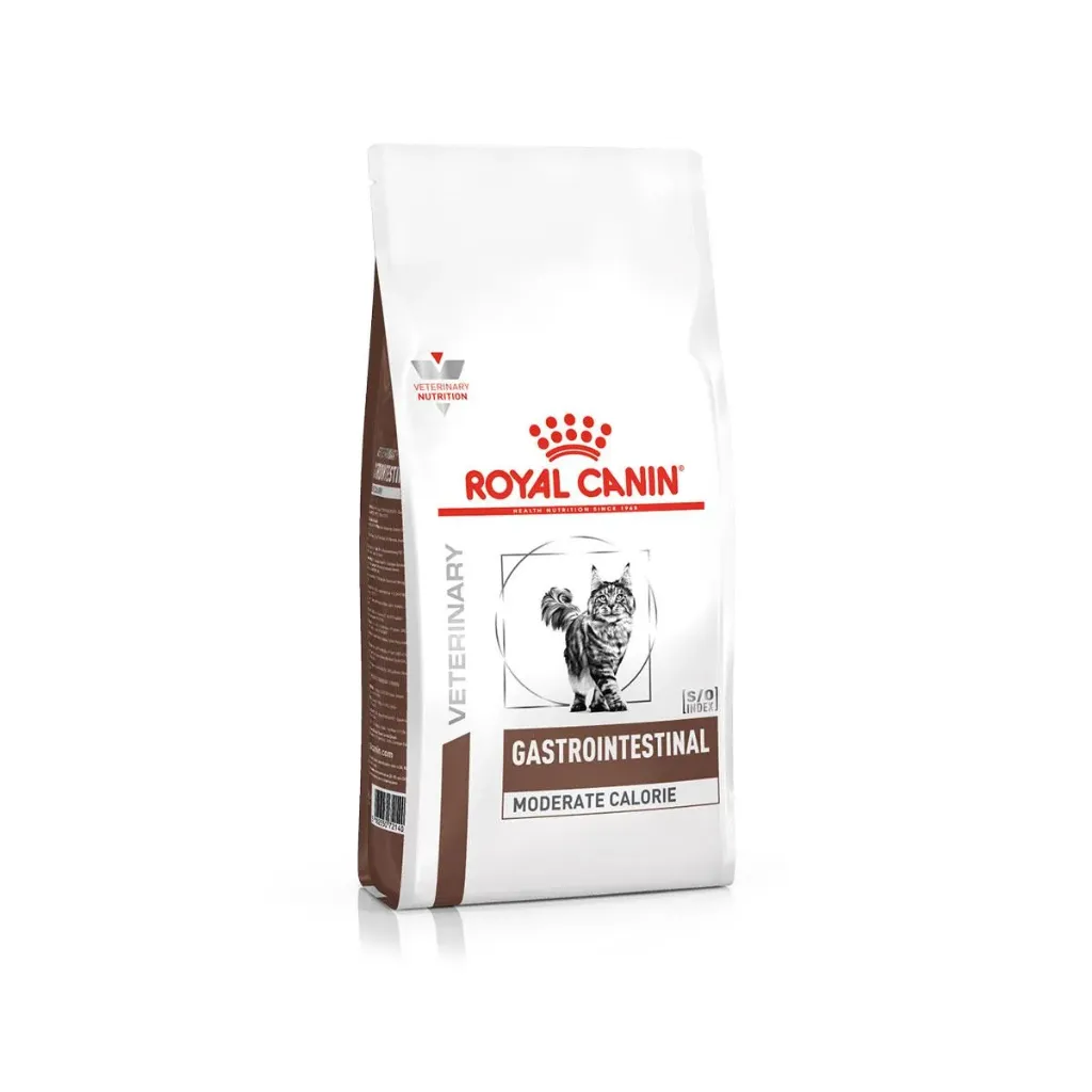 ROYAL CANIN VETERINARY Gastrointestinal Moderate Calorie pour chat - Sac de 2 kg