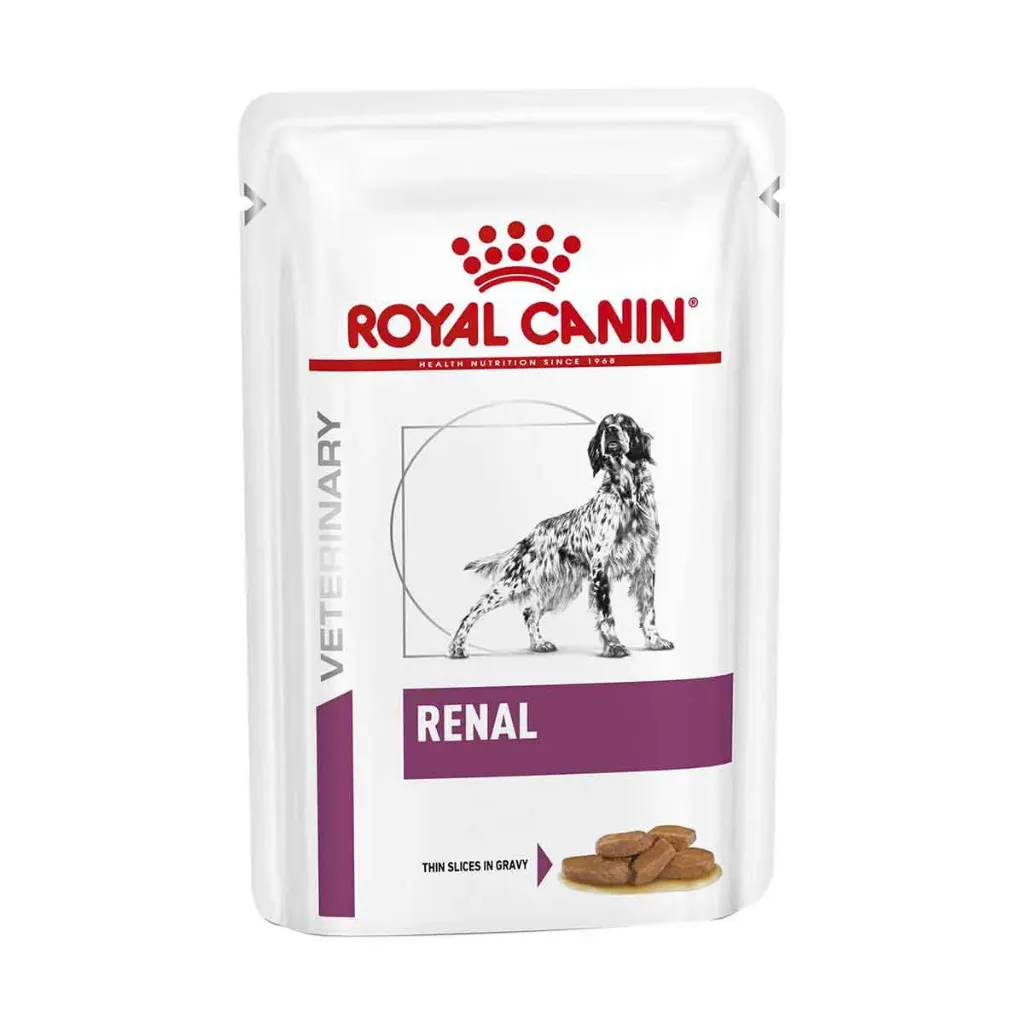 ROYAL CANIN VETERINARY Renal pour chien - 12 sachets de 100 g