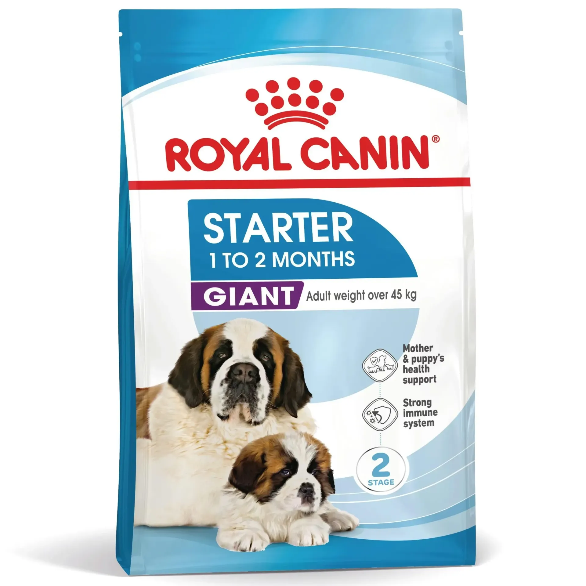 [15028] ROYAL CANIN Starter Mother & Babydog 1-2 months Giant Adult Weight over 45 kg pour chien - Sac de 15 kg