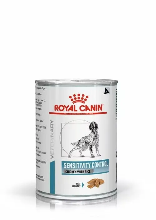 [15520] ROYAL CANIN VETERINARY Sensitivity Control Chicken with rice pour chien - 12 boîtes de 410 g
