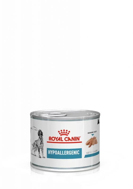 [15775] ROYAL CANIN VETERINARY Hypoallergenic pour chien - 12 boîtes de 200 g