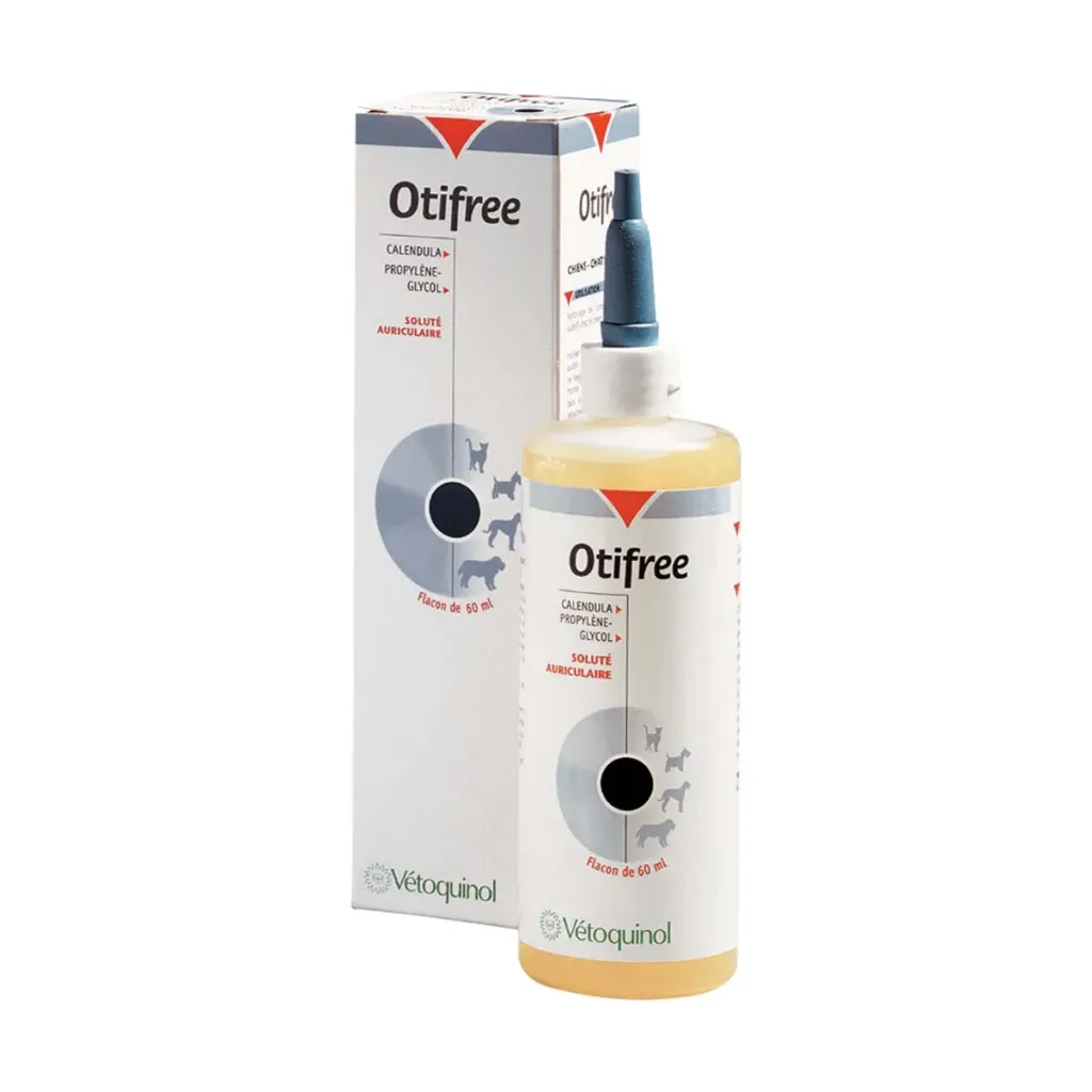[5879] OTIFREE Nettoyant oreilles chien et chat - 60ml
