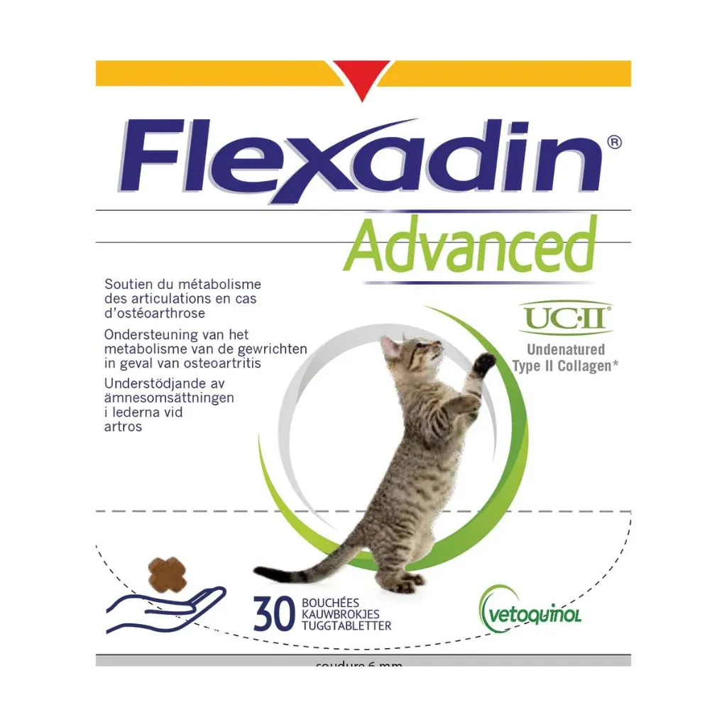 FLEXADIN ADVANCED pour chat - Sachet de de 30 bouchées
