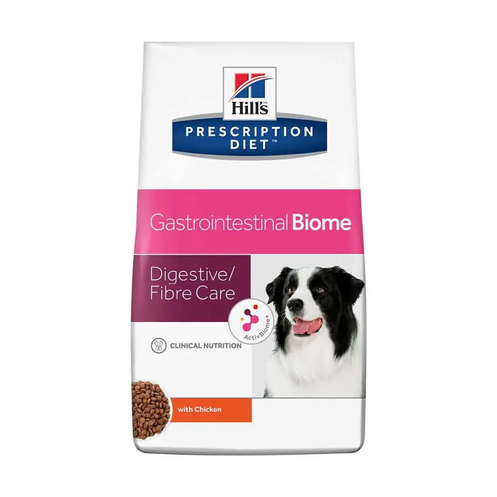 [11714] HILL'S PRESCRIPTION DIET Gastrointestinal Biome Digestive / Fibre Care au poulet pour chien - Sac de 10 kg