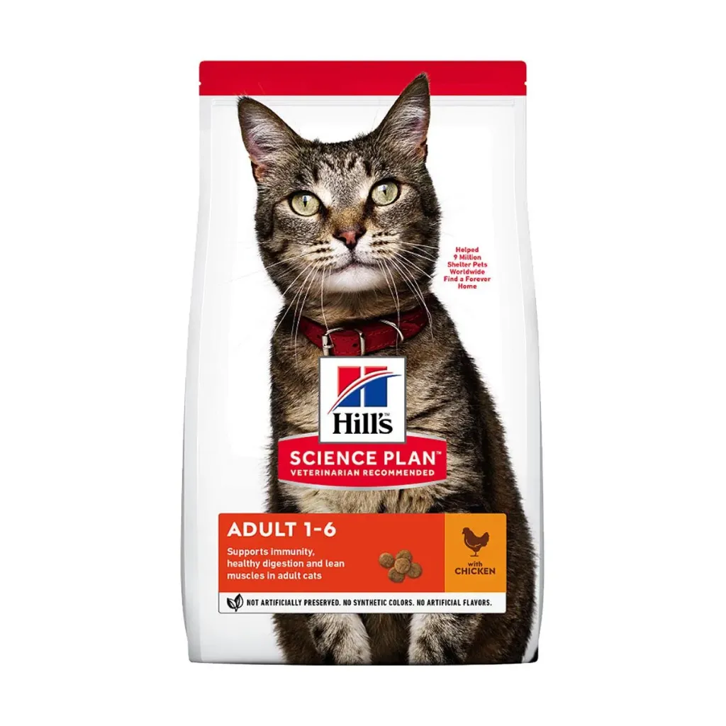 [11800] HILL'S SCIENCE PLAN Adult 1-6 au poulet pour chat - Sac de 10 kg