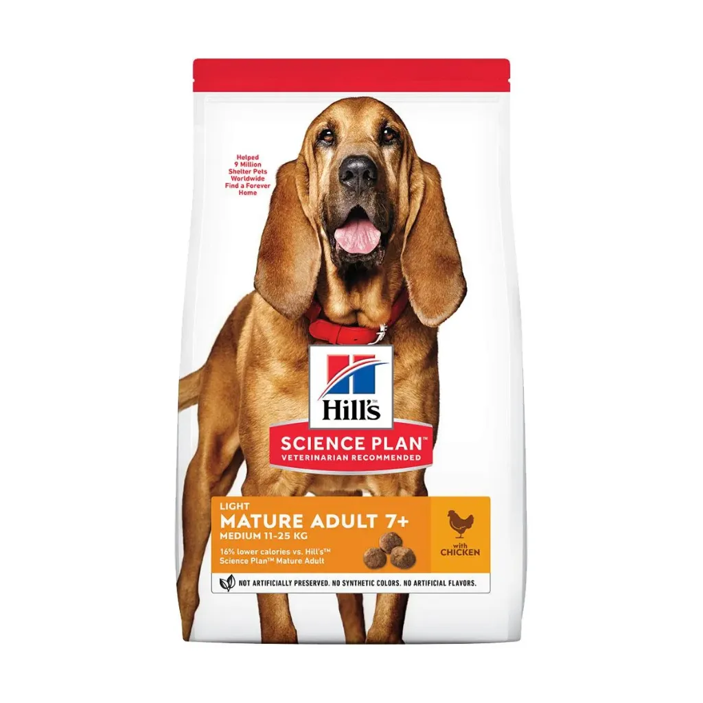 [11929] HILL'S SCIENCE PLAN Mature Adult 7+ Medium 11-25 kg au poulet pour chien - Sac de 14 kg