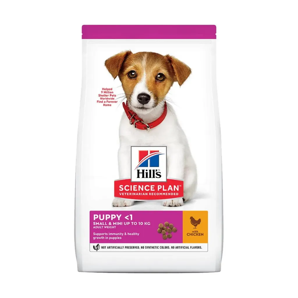 HILL'S SCIENCE PLAN Puppy <1 Small & Mini up to 10 kg au poulet pour chien - Sac de 3 kg