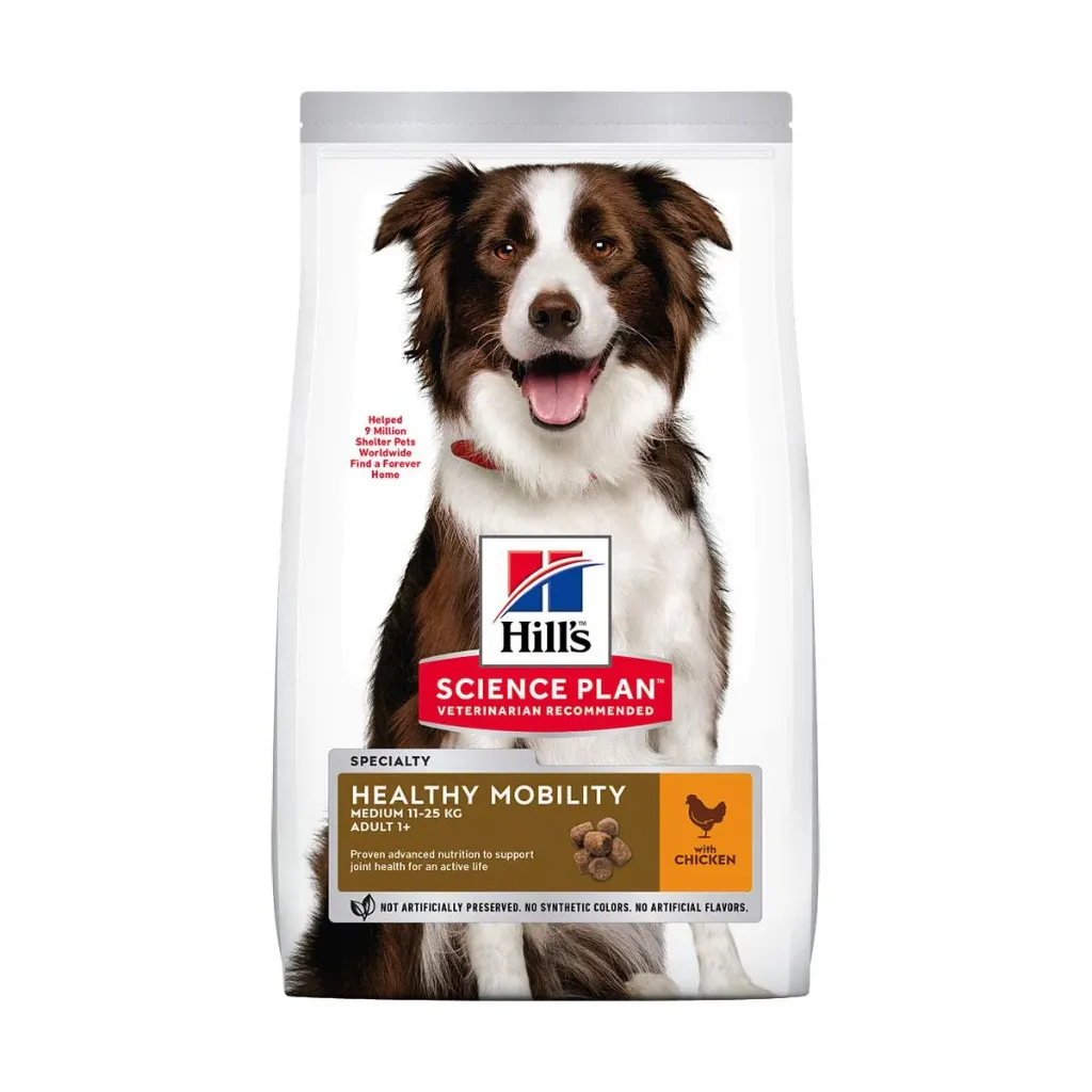 HILL'S SCIENCE PLAN Healthy Mobility Medium 11-25 kg Adult 1+ au poulet pour chien - Sac de 14 kg