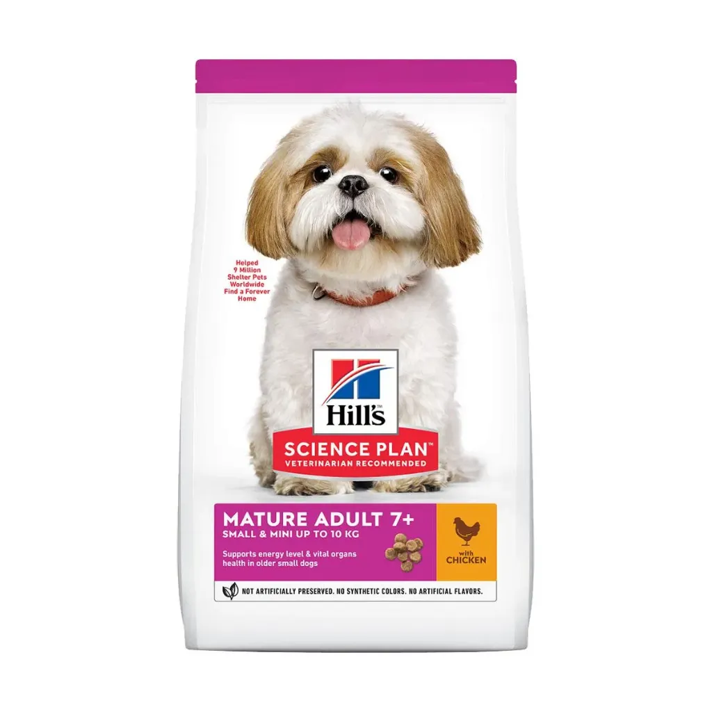 [11973] HILL'S SCIENCE PLAN Mature Adult 7+ Small & Mini up to 10 kg au poulet pour chien - Sac de 3 kg