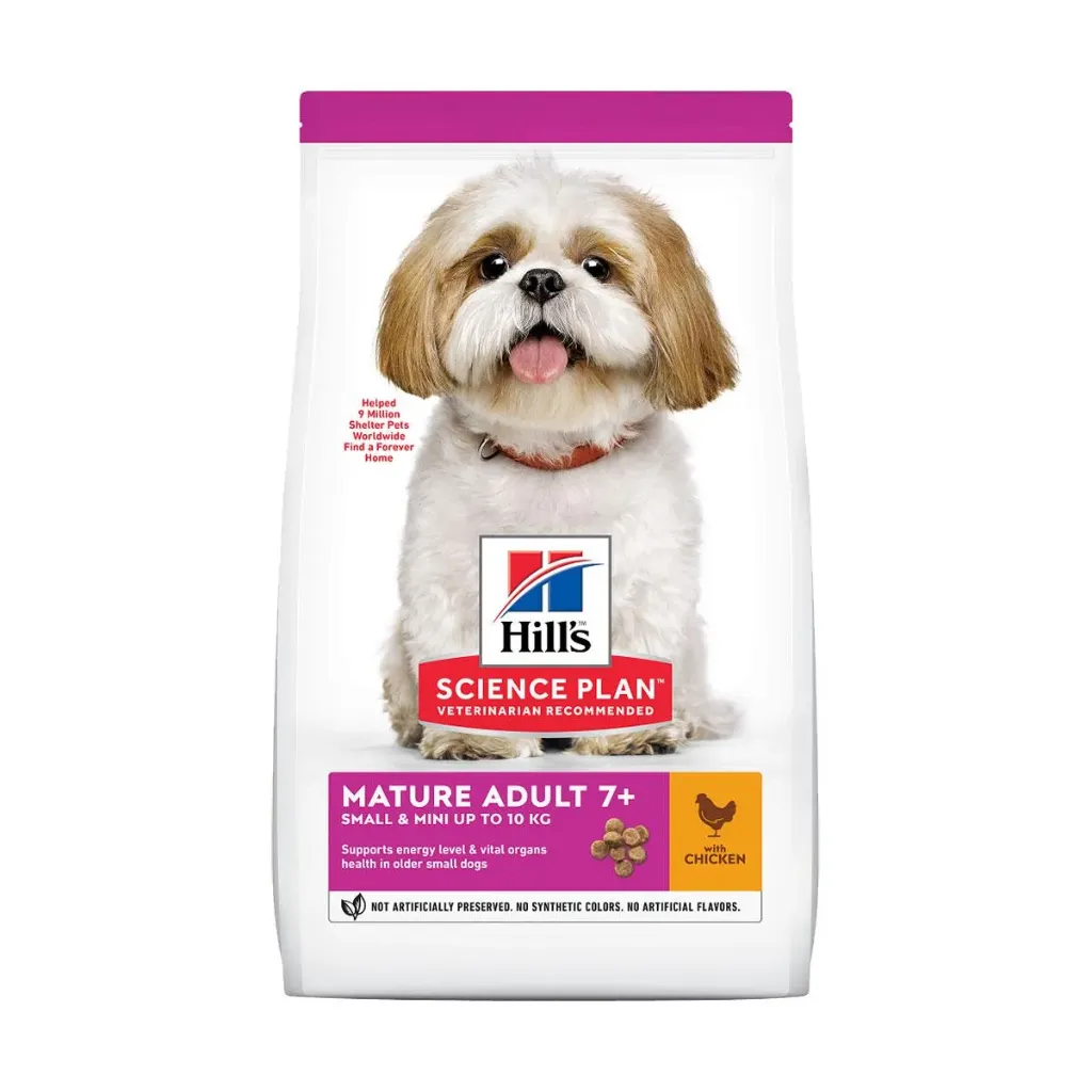 HILL'S SCIENCE PLAN Mature Adult 7+ Small & Mini up to 10 kg au poulet pour chien - Sac de 6 kg