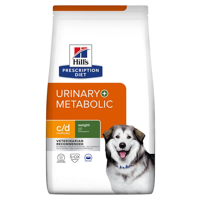 [12779] HILL'S PRESCRIPTION DIET c/d Multicare + Metabolic Urinary + Weight Care Original pour chien - Sac de 12 kg
