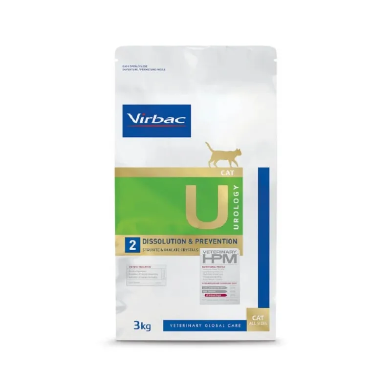 [VIRB-89] VIRBAC VETERINARY HPM U Urology 1 Struvite Dissolution pour chat - Sac de 3 kg