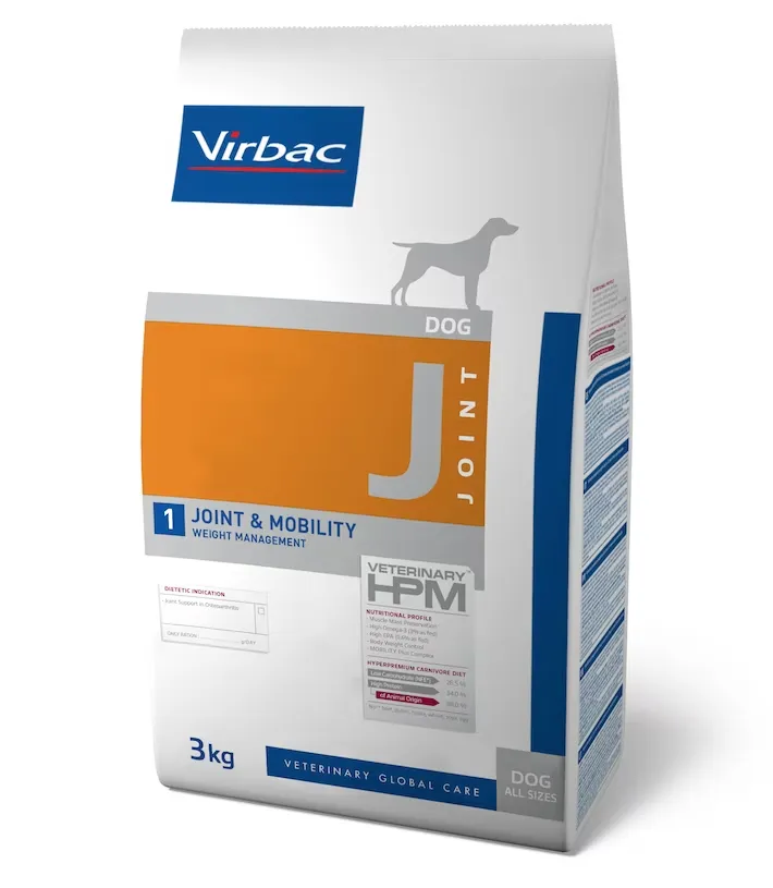 VIRBAC VETERINARY HPM J Joint 1 Joint & Mobility pour chien - Sac de 3 kg