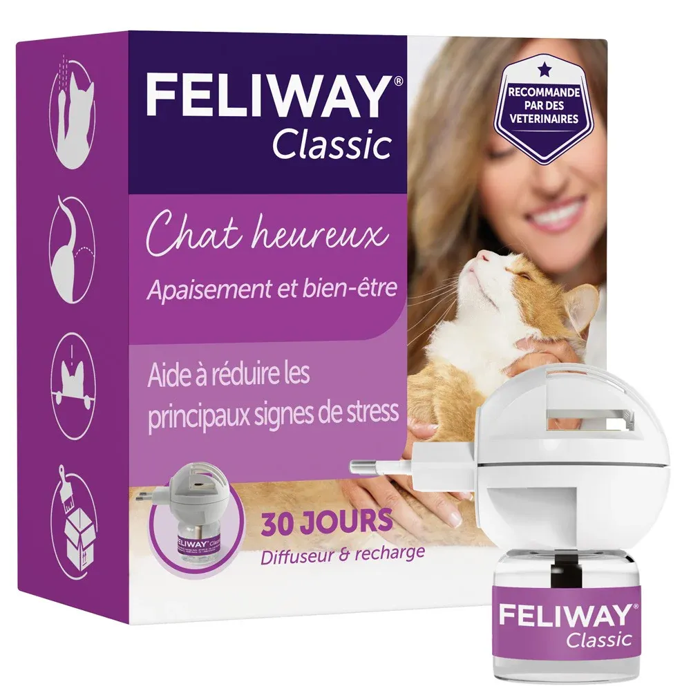 FELIWAY Classic Diffuseur + 1 recharge 48 ml