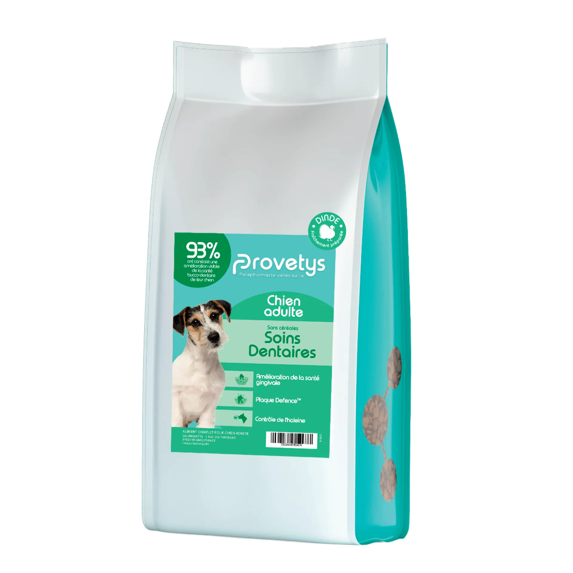 Croquettes Provetys Chien - Soins dentaires 1.5kg