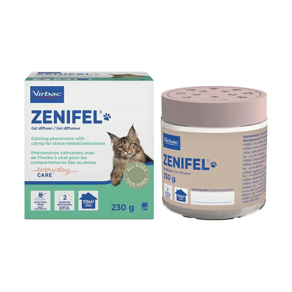 Zenifel gel diffuseur anti-stress chat - Pot de 230g