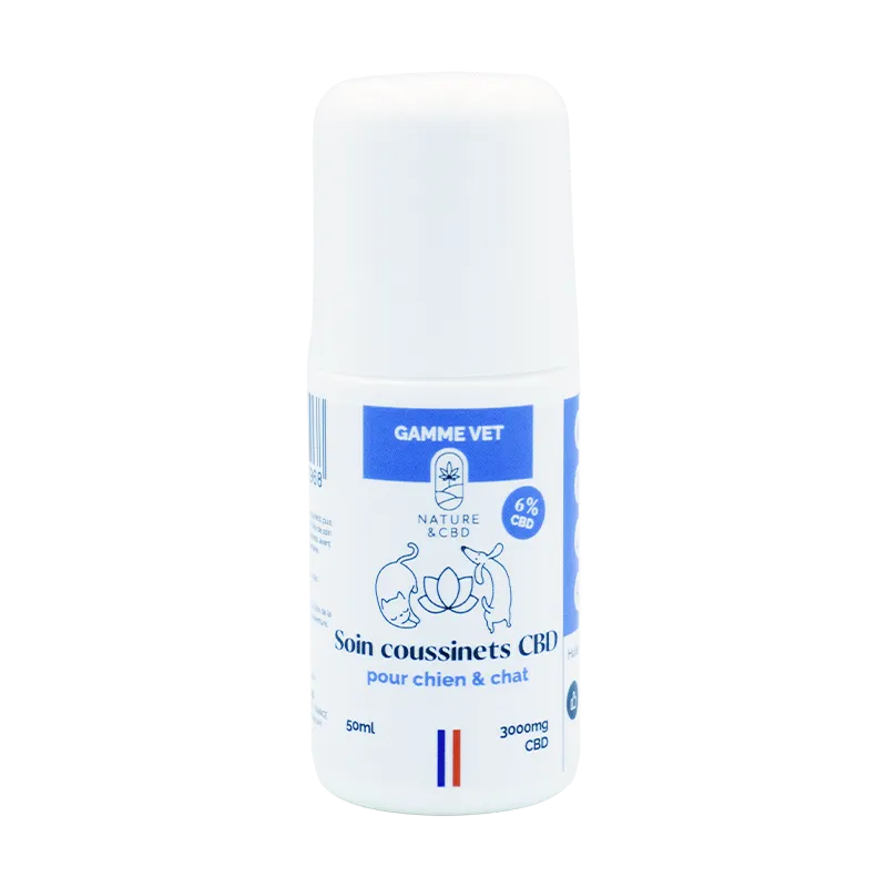 Soin coussinets - CBD chien et chat 6% - Gamme Vet