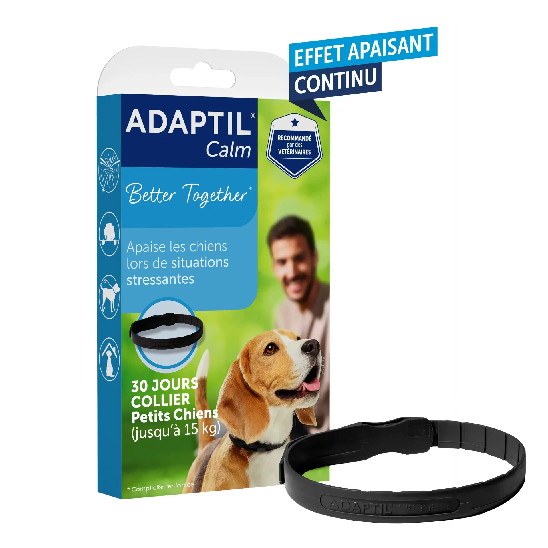 ADAPTIL Calm collier anti-stress pour chien - taille S