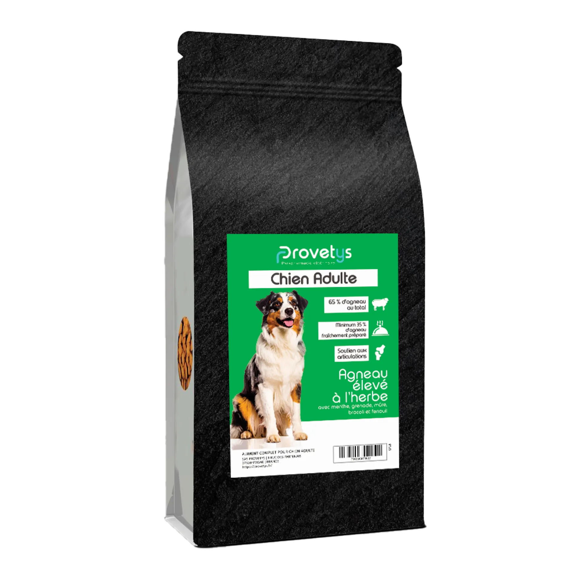 Croquettes Provetys chien adulte à l'agneau - 2kg