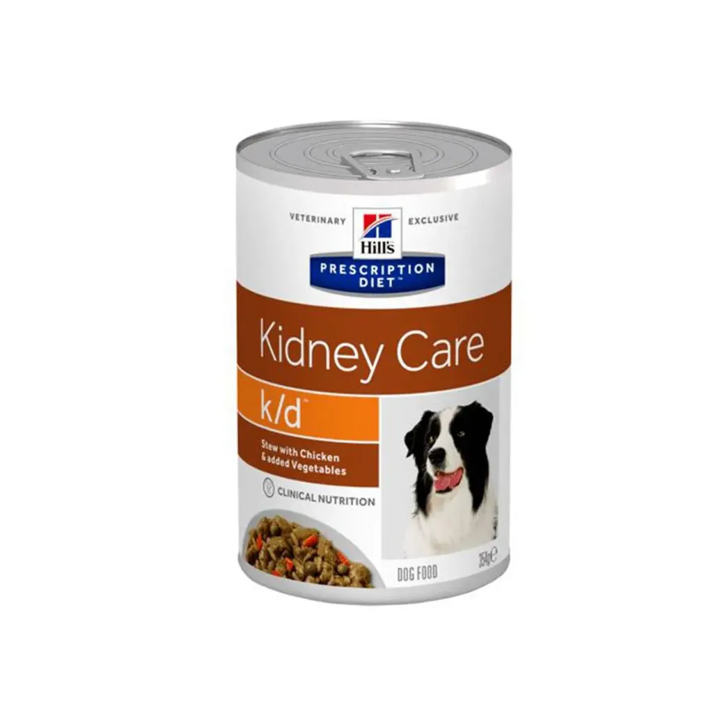 [13278] HILL'S PRESCRIPTION DIET Kidney Care k/d Mijoté poulet & légumes pour chien - 12 boîtes de 354 g