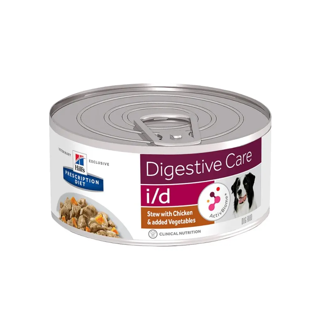 [13506] HILL'S PRESCRIPTION DIET Digestive Care i/d Mijoté au poulet & légumes pour chien - 24 boîtes de 156 g