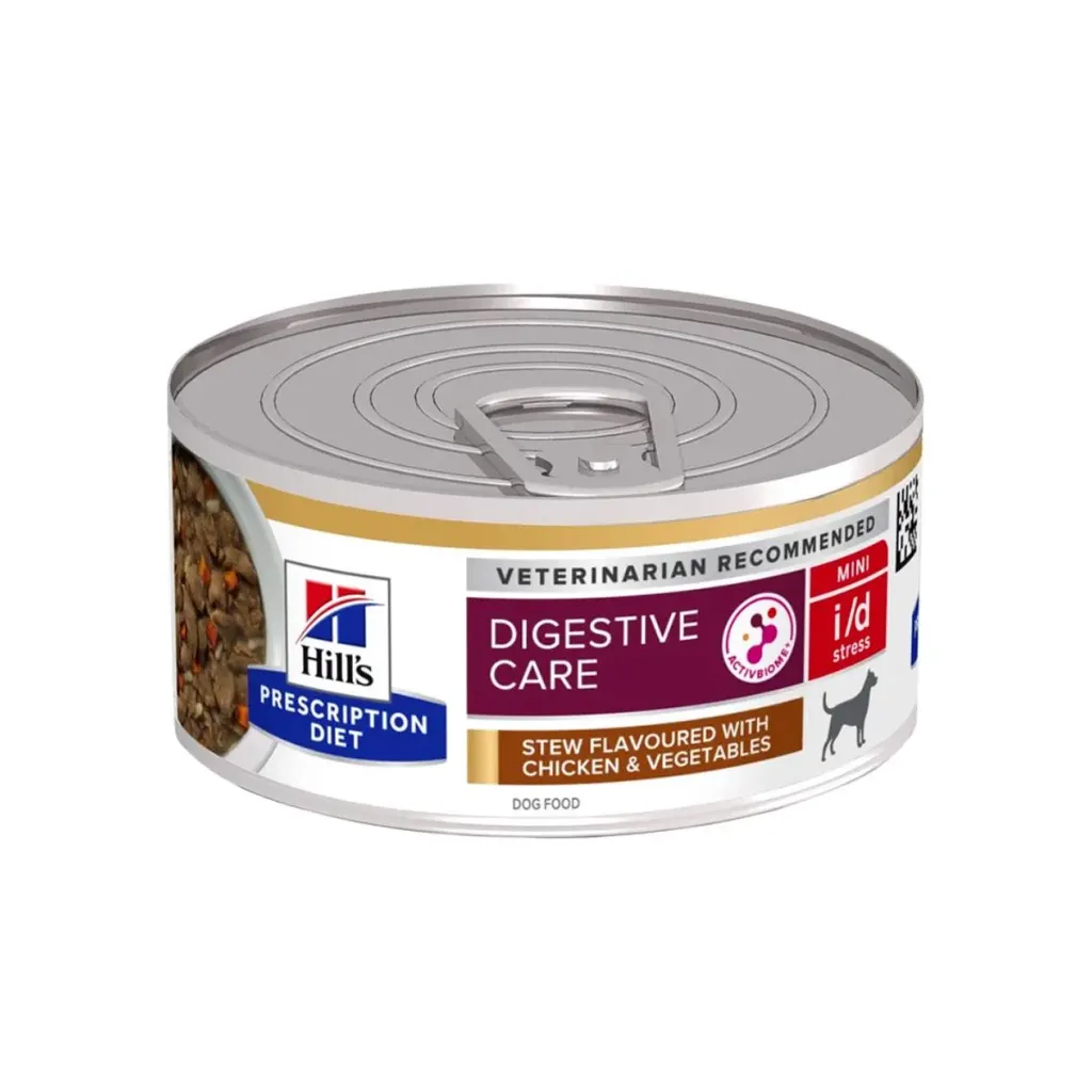 [13507] HILL'S PRESCRIPTION DIET Digestive Care i/d Low Fat Mijoté au poulet & légumes pour chien - 24 boîtes de 156 g