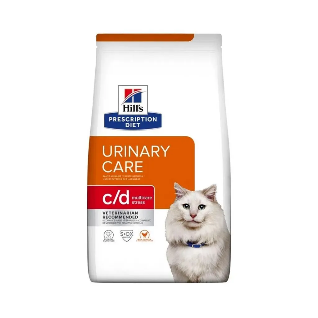 HILL'S PRESCRIPTION DIET Urinary Care c/d Multicare Stress au poulet pour chat - Sac de 400 g