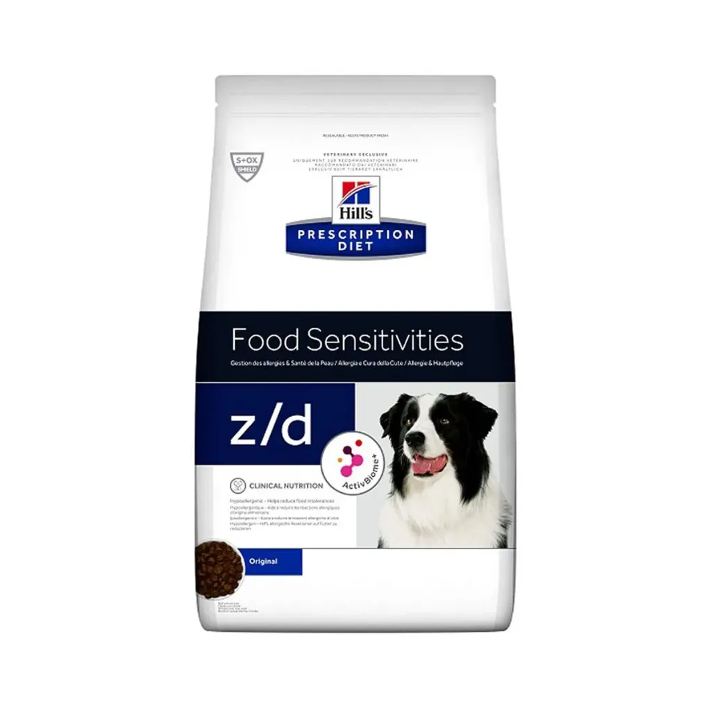 HILL'S PRESCRIPTION DIET Food Sensitivities z/d Original pour chien - Sac de 8 kg