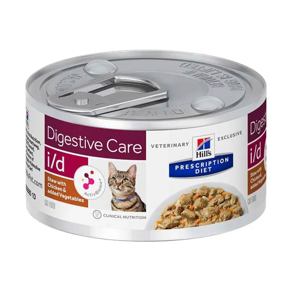 HILL'S PRESCRIPTION DIET Digestive Care i/d au poulet pour chat - 24 boîtes de 156 g