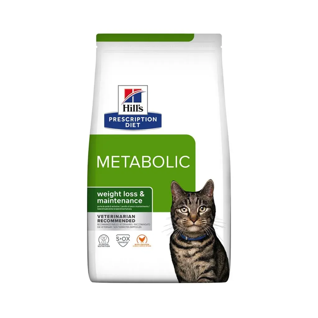HILL'S PRESCRIPTION DIET Metabolic Weight Loss & Maintenance au poulet pour chat - Sachet de 250 g