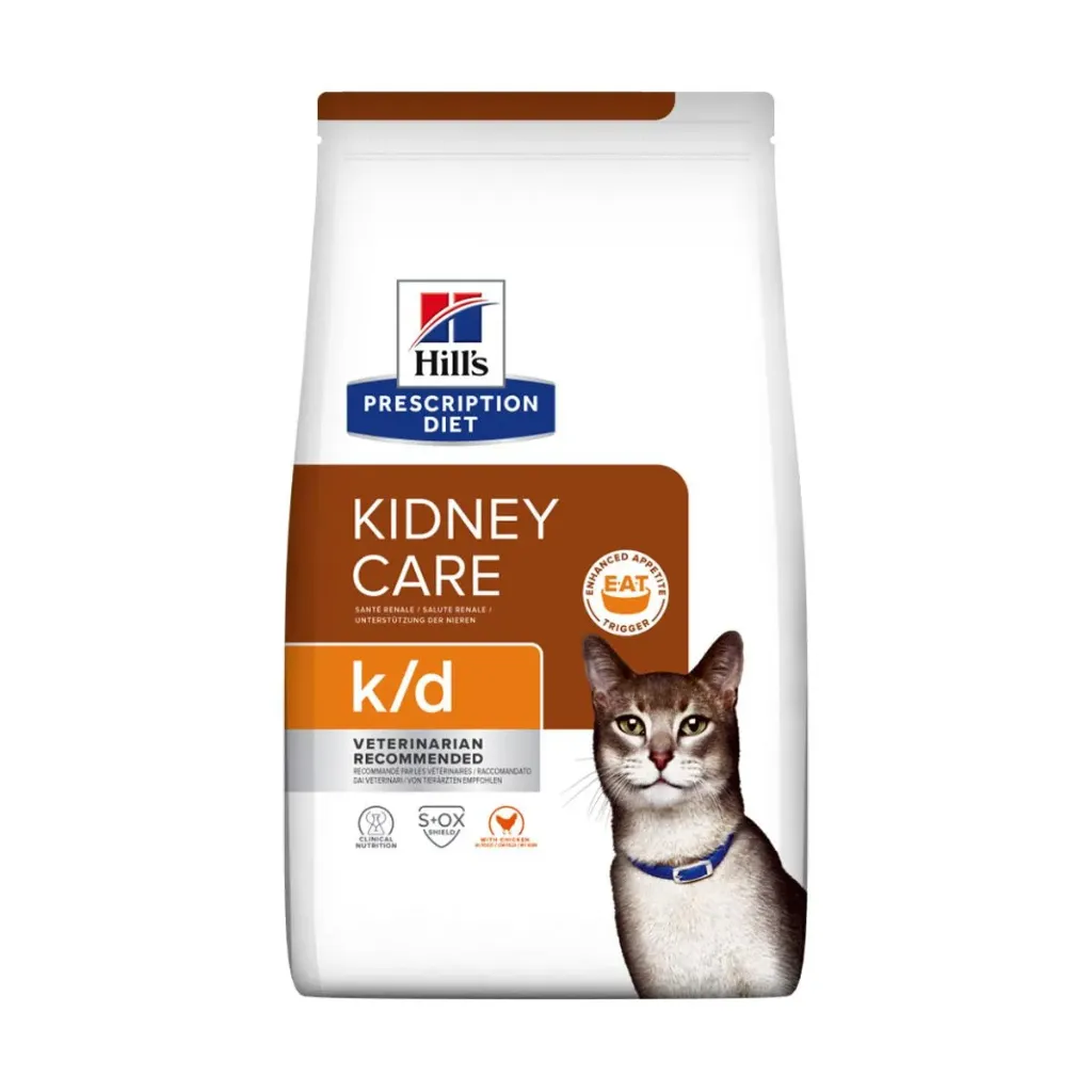 HILL'S PRESCRIPTION DIET Kidney Care k/d au poulet pour chat - Sac de 3 kg