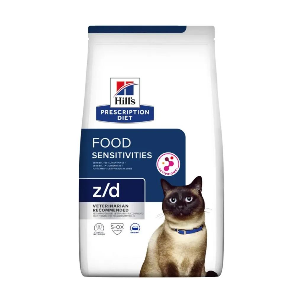 HILL'S PRESCRIPTION DIET Food Sensitivities z/d Original pour chat - Sac de 1,5 kg