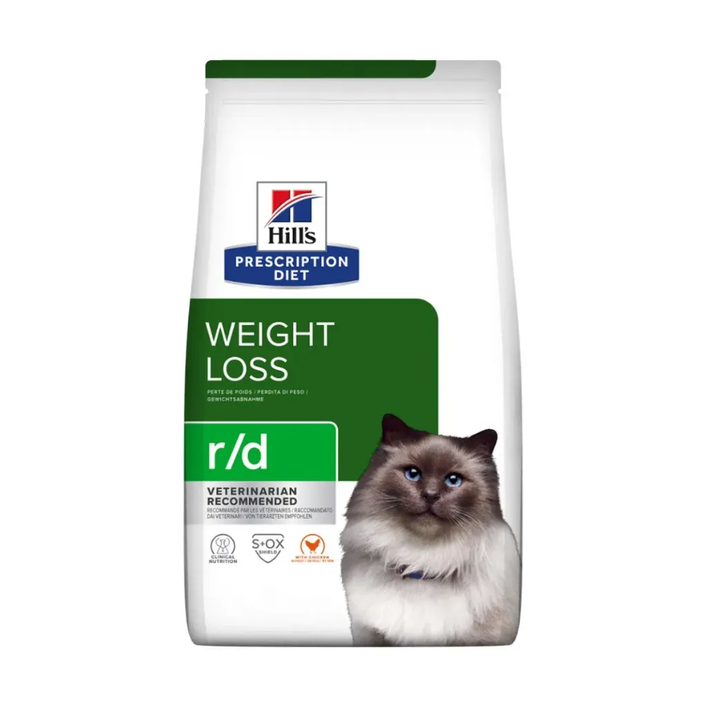 HILL'S PRESCRIPTION DIET Weight Loss r/d au poulet pour chat - Sac de 3 kg