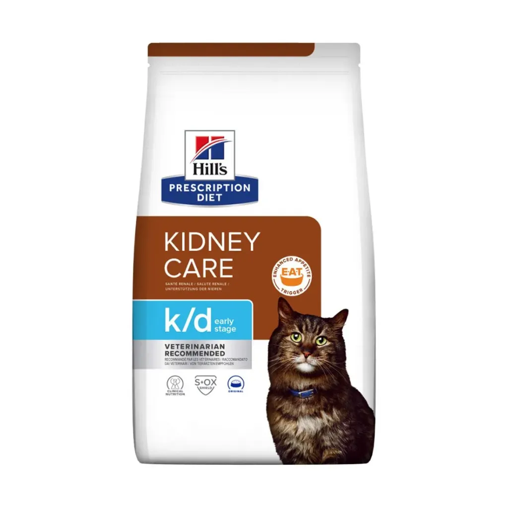 [15154] HILL'S PRESCRIPTION DIET Kidney Care k/d Early Stage Original pour chat - Sac de 1,5 kg