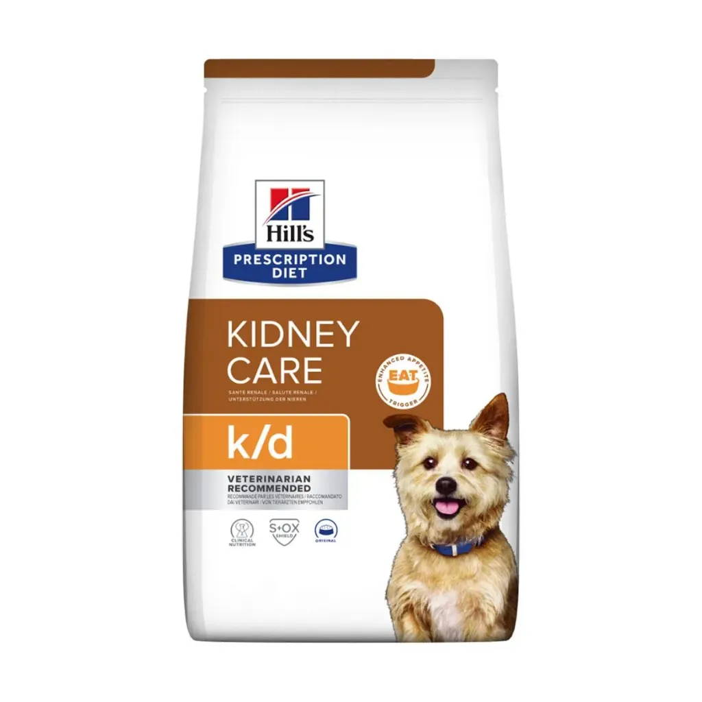 [15155] HILL'S PRESCRIPTION DIET Kidney Care k/d Original pour chien - Sac de 4 kg