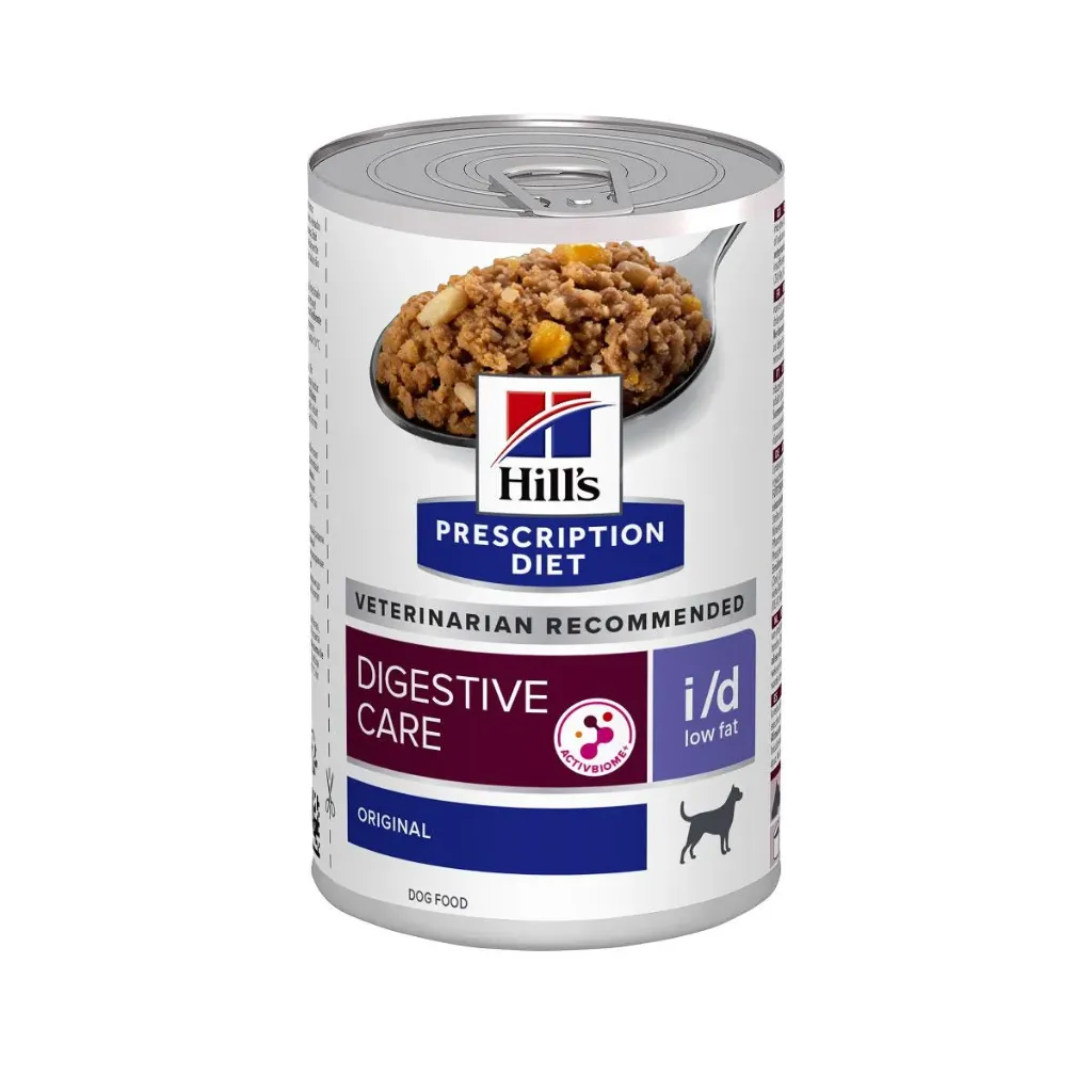 [15410] HILL'S PRESCRIPTION DIET Digestive Care i/d Low Fat Original pour chien - 12 boîtes de 360 g