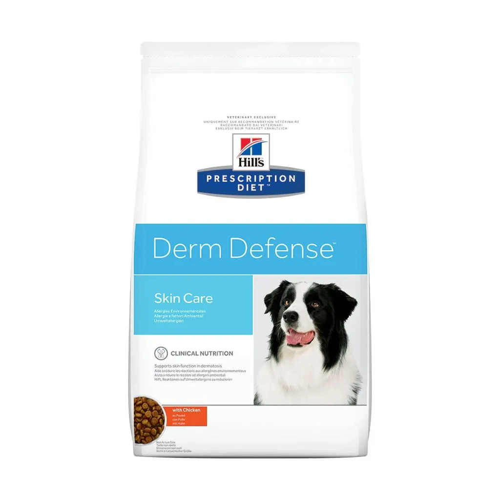 HILL'S PRESCRIPTION DIET Derm Defense Skin Care au poulet pour chien - Sac de 12 kg