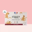 ZIGGY Pâtée Chat Sénior Sans Céréales Boeuf - 4x100g
