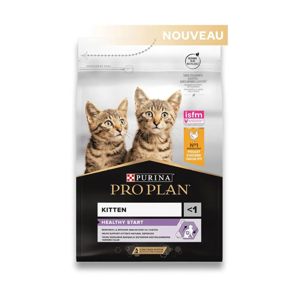 PURINA PRO PLAN Healthy Start Kitten <1 au poulet pour chat - Sac de 10 kg