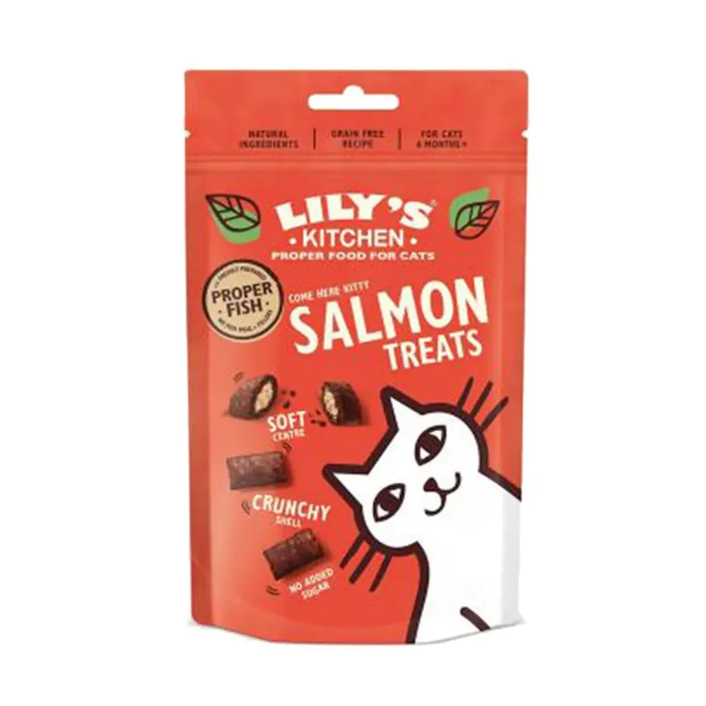 LILY'S KITCHEN Friandises au saumon pour chat - Sachet de 60g