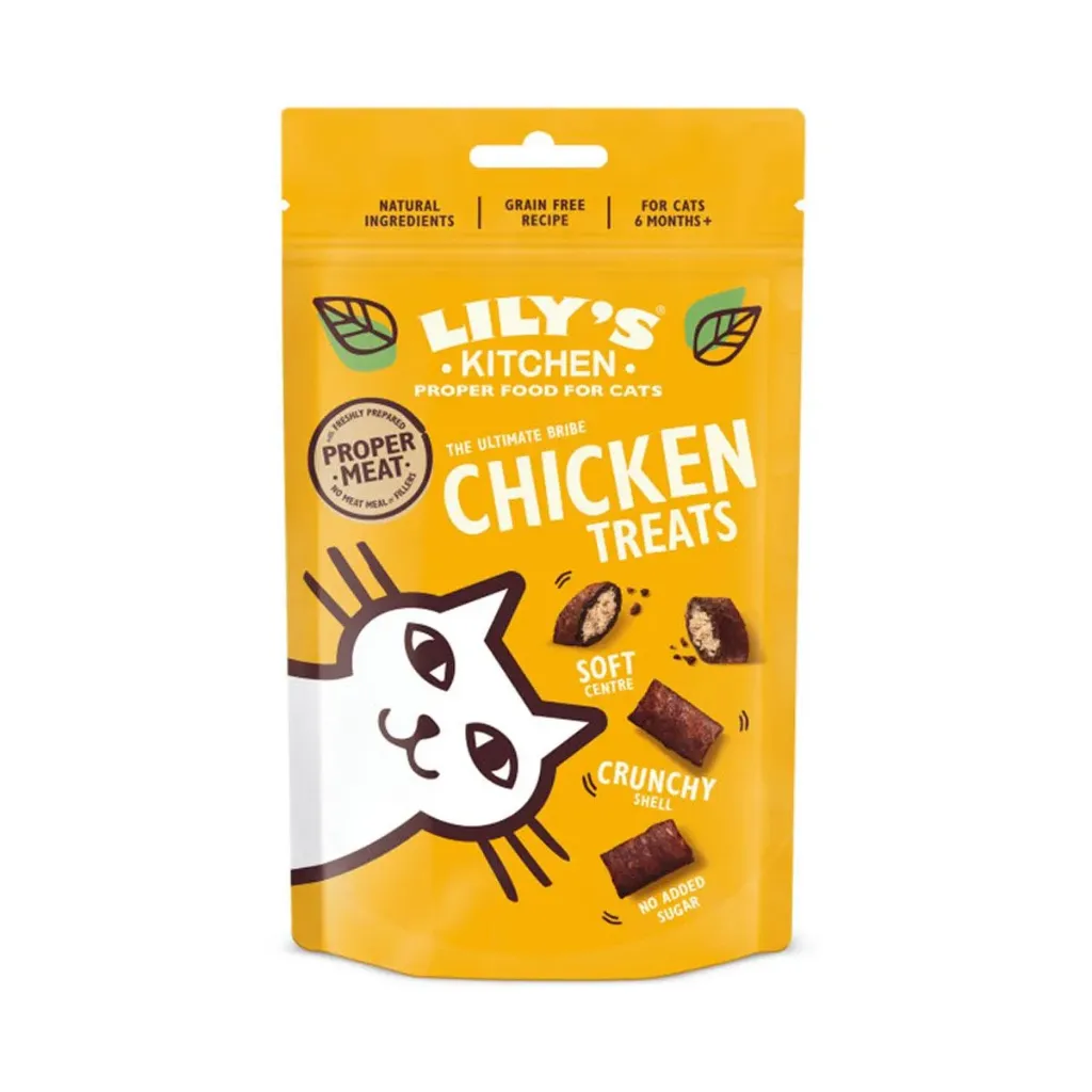 [31969] LILY'S KITCHEN Friandises au poulet pour chat - Sachet de 60g
