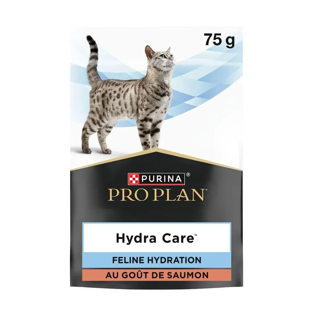 PURINA PRO PLAN Hydra Care pour chat au saumon - 10 sachets de 75 g