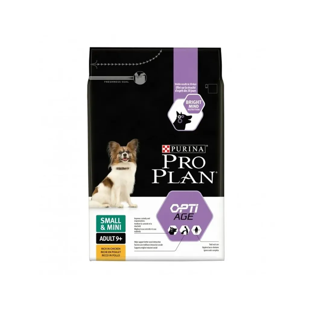 [52215] PURINA PRO PLAN Age Defence Small & Mini Adult 9+ au poulet pour chien - Sac de 3 kg