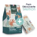 Pack Découverte Saumon - ZIGGY Croquettes Chat Stérilisé Sans Céréales au Saumon 1kg + Pâtée Chat Stérilisé Sans Céréales Saumon 4x100g