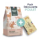 Pack Découverte Poulet - ZIGGY Croquettes Chat Stérilisé Sans Céréales au Poulet 1kg + ZIGGY Pâtée Chat Stérilisé Sans Céréales Poulet 4x100g