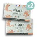 ZIGGY Pâtée Chat Stérilisé Sans Céréales Saumon - 2 lots de 4x100g