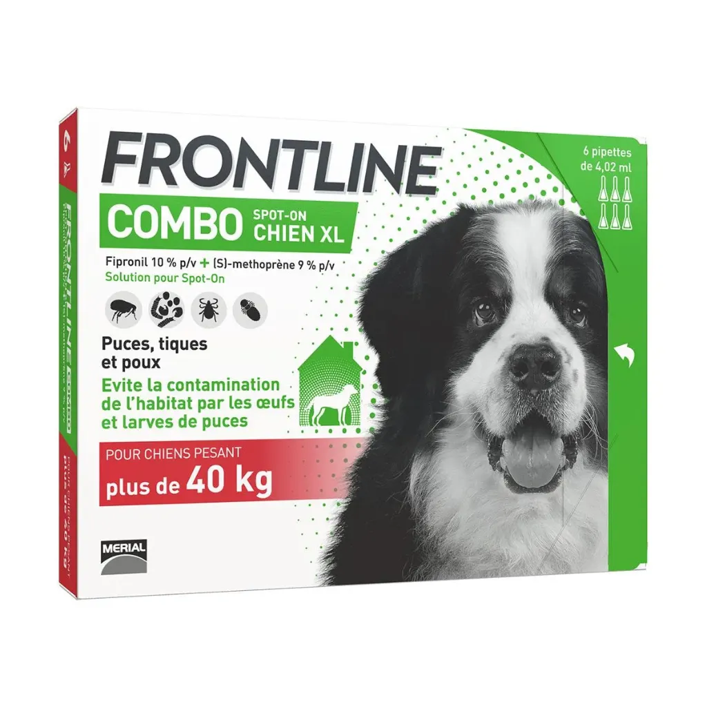 FRONTLINE COMBO SPOT-ON CHIEN XL - 6 pipettes