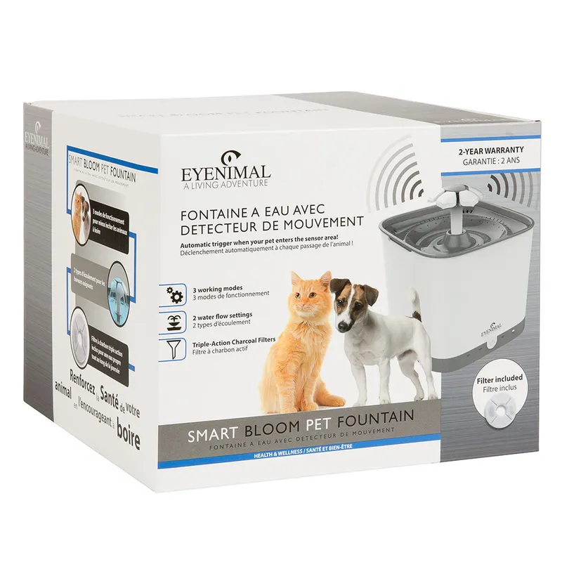 [803783] Fontaine à eau Smart Bloom Pet Fountain -Eyenimal
