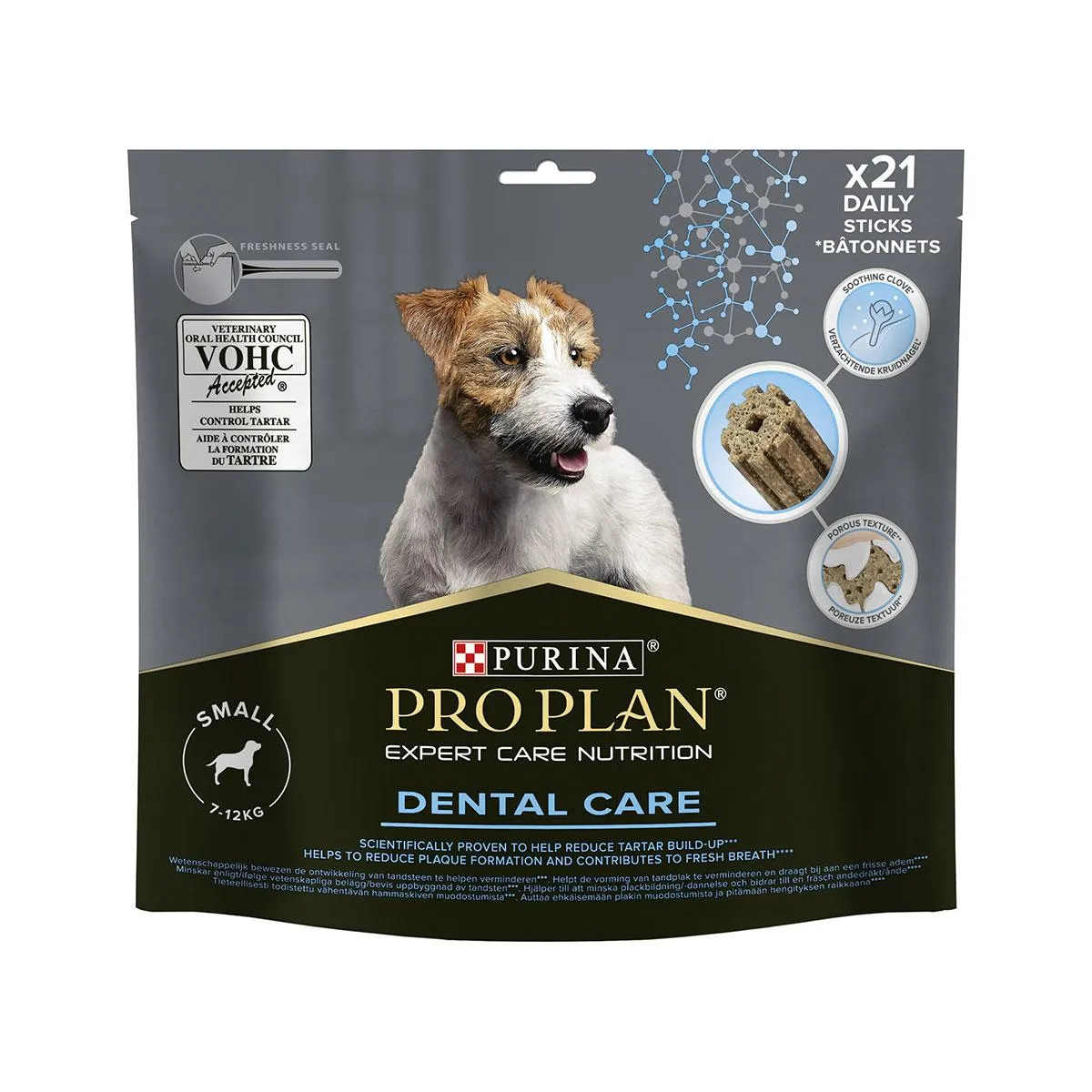[15412] PURINA PRO PLAN EXPERT CARE NUTRITION Dental Care Small 7-12 kg pour chien - 5 sachets de 345 g