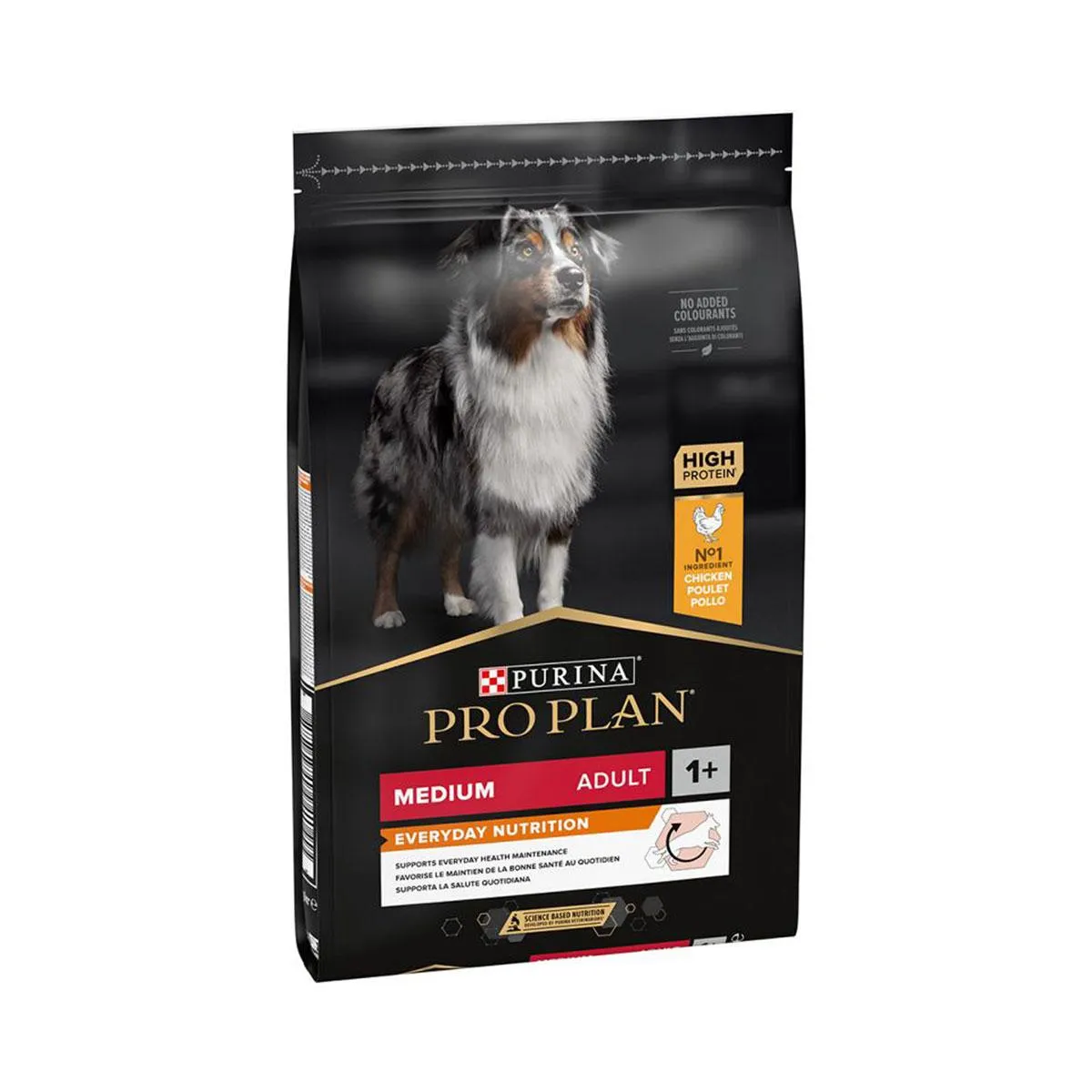PURINA PRO PLAN Everyday Nutrition Medium Adult 1+ au poulet pour chien - Sac de 3 kg